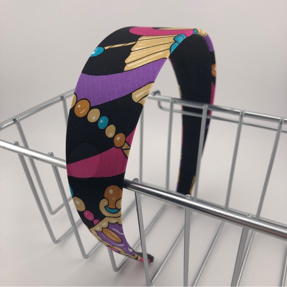 Silk Headband, New, Handmade - Colorful Ribbon Pattern - Picture 8 of 8